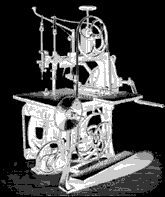 Holzbearbeitungsmaschine, ca. 1895